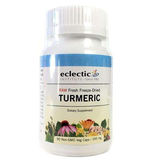 Основное фото товара Eclectic Herb, Куркума 395 мг, Turmeric 395 mg, 90 капсул