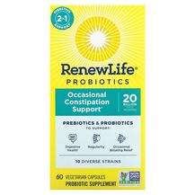 Renew Life, Probiotics Occasional Constipation Support 20 Bill...
