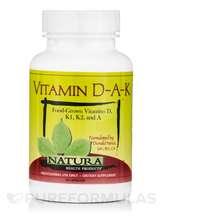 Natura Health Products, Vitamin D-A-K, Вітаміни A та D, 60 капсул