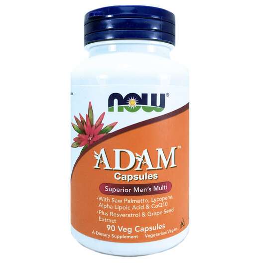 Основное фото товара Now, Витамины для мужчин, ADAM Capsules Men's, 90 капсул