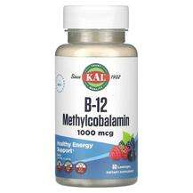 KAL, Метилкобаламин B12, B-12 Methylcobalamin Berry 1000 mcg, ...