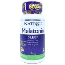 Natrol, Melatonin Time Release 1 mg 90, Мелатонін, 90 таблеток