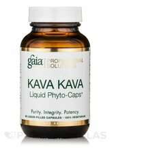 Gaia Herbs, Кава Кава, Kava 75 formerly Kava, 60 Liquid капсул