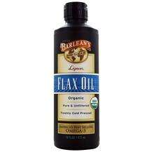 Barlean's, Органическое льняное масло, Organic Lignan Flax Oil...