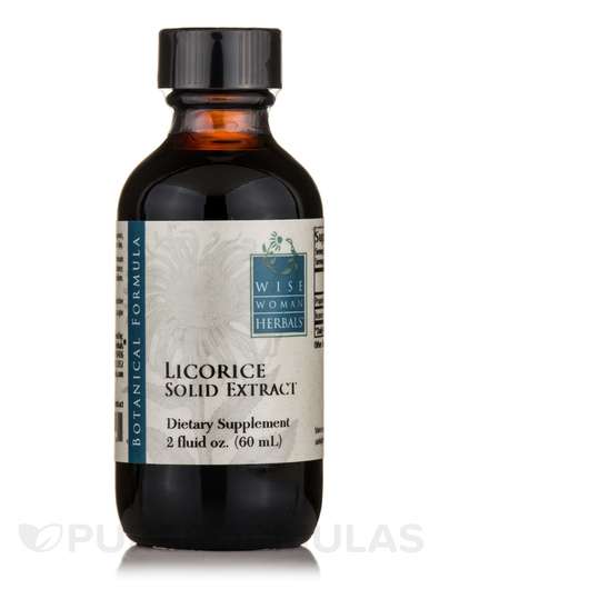 Основне фото товара Wise Woman Herbals, Licorice Solid Extract, Лакриця, 60 мл