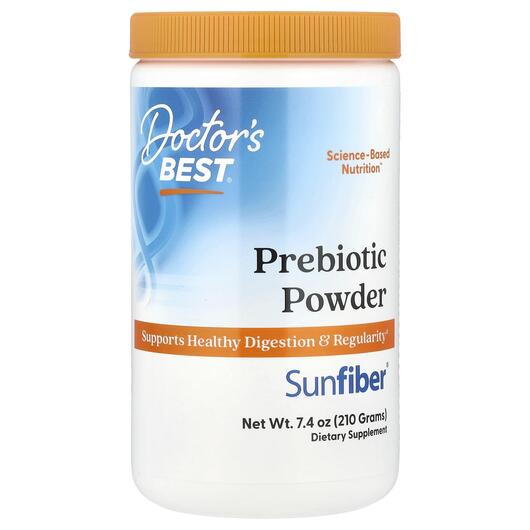 Основне фото товара Prebiotic Powder Sunfiber Unflavored Основне фото товара Prebiotic Powder Sunfiber Unflavored, Цукерки з клітковиною, 210