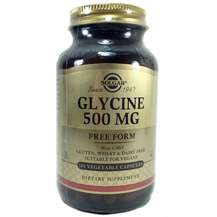 Solgar, Glycine 500 mg, L-Гліцин 500 мг, 100 капсул