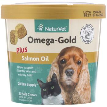 Заказать Omega-Gold Plus Salmon Oil For Dogs & Cats 90 Soft Chews