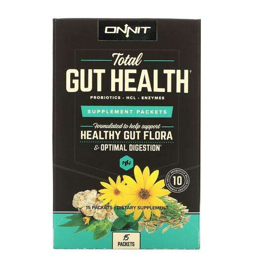 Основне фото товара Onnit, Total Gut Health, Підтримка здоров'я кишечника, 15 шт