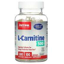 Jarrow Formulas, L-Carnitine 500 500 mg, 100 Veggie Licaps