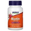 Фото товару Biotin 1000 mcg Фото товару NOW Foods, Biotin 1000 mcg, Вітамін B7 Біотин, 100 капсул