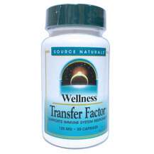 Source Naturals, Wellness Transfer Factor 125 mg, 30 Veggie Caps