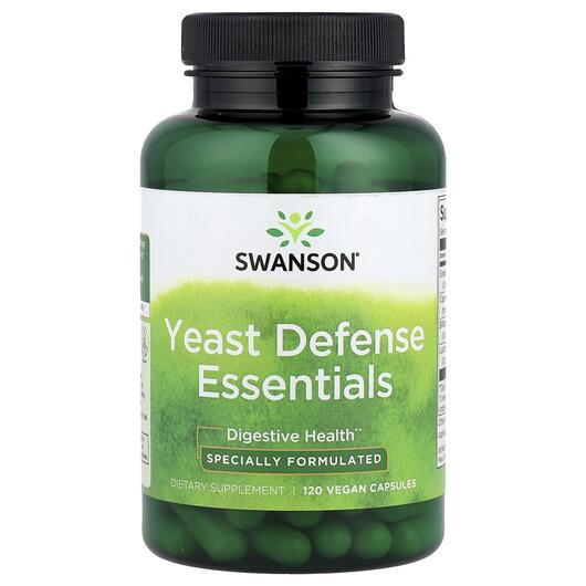 Основне фото товара Swanson, Yeast Defense Essentials, Підтримка Кандиди, 120 капсул
