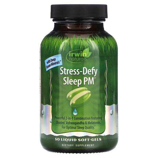 Основне фото товара Irwin Naturals, Stress-Defy Sleep PM, Підтримка стресу, 50 капсул
