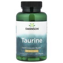 Taurine 500 mg L-Таурин Swanson 100 капсул