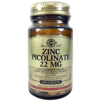 Купить Zinc Picolinate 22 mg 100 Tablets
