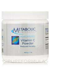 Metabolic Maintenance, Vitamin C Powder Reduced Acidity, 454 G...