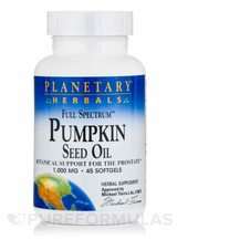 Planetary Herbals, Тыквенное масло, Full Spectrum Pumpkin Seed...