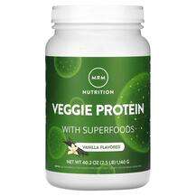 MRM Nutrition, Суперфуд, Veggie Protein with Superfoods Vanill...