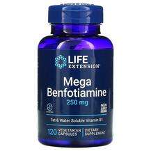 Life Extension, Mega Benfotiamine 250 mg, Бенфотіамін 250 мг, ...