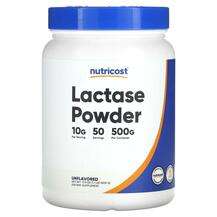 Nutricost, Lactase Powder Unflavored, Фермент Лактаза, 500 г