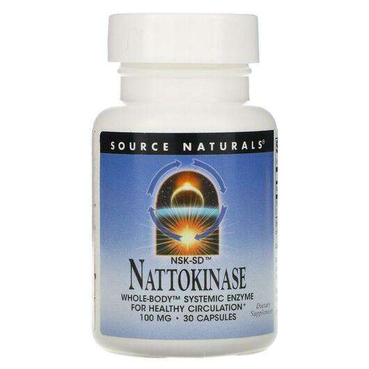 Основное фото товара Source Naturals, NSK-SD Наттокиназа 100 мг, NSK-SD Nattokinase...