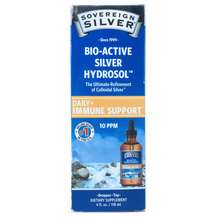 Sovereign Silver, Bio-Active Silver Hydrosol Dropper-Top Daily...