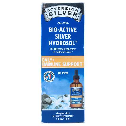 Основне фото товара Sovereign Silver, Bio-Active Silver Hydrosol 10 ppm, Колоїдне ...