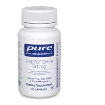 Pure Encapsulations, 7-Keto DHEA 50 mg, 7-Кето ДГЕА, 60 капсул
