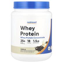 Whey Protein Concentrate Vanilla Протеин Изолят Nutricost