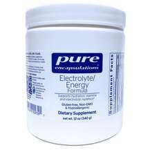 Pure Encapsulations, Electrolyte / Energy Formula, 340 Grams