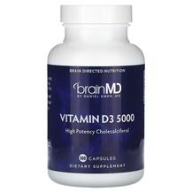 Vitamin D3 5000 Витамин D3 BrainMD 100 капсул Vitamin D3 5000 Витамин D3 BrainMD 100 капсул