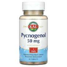 KAL, Пикногенол, Pycnogenol 50 mg, 30 таблеток