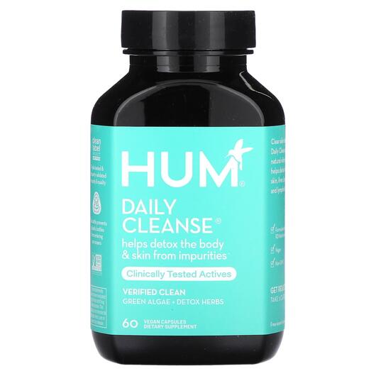 Основне фото товара Daily Cleanse Основне фото товара HUM Nutrition, Daily Cleanse, Детокс та очищення, 60 капсул