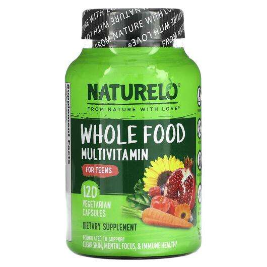 Основне фото товара Naturelo, Whole Food Multivitamin for Teens, Мультивітаміни дл...