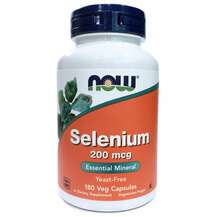 Now, Selenium 200 mcg, Селен 200 мкг, 180 капсул