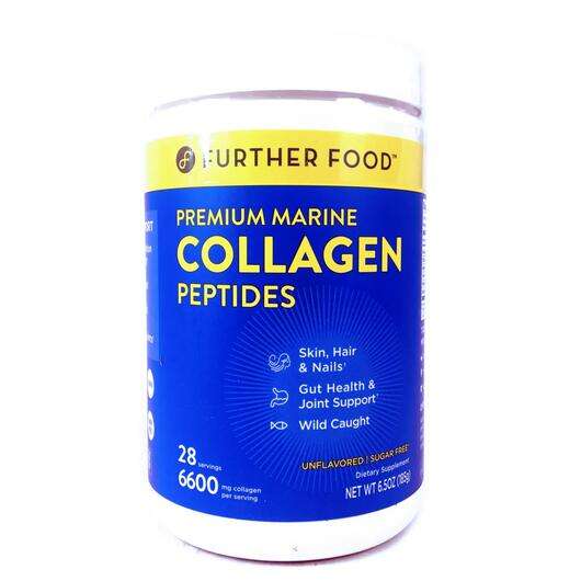 Основное фото товара Further Food, Морской коллаген, Premium Marine Collagen Peptid...