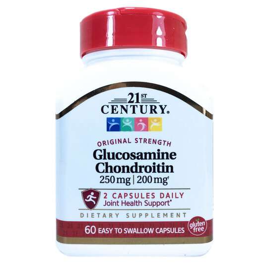 Основне фото товара 21st Century, Glucosamine Chondroitin, Глюкозамін Хондроітин, ...