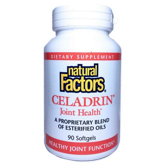 Основне фото товара Natural Factors, Celadrin Joint Health, Целадрин Здоров'я...