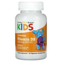 Chewable Vitamin D3 for Children Natural Cherry Flavor 12.5 mc...