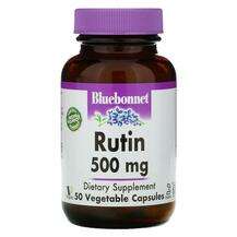 Bluebonnet, Rutin 500 mg, 50 caps