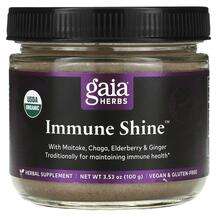Gaia Herbs, Грибы Чага, Immune Shine with Maitake Chaga Elderb...