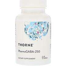 Thorne, ГАМК 250 мг, PharmaGABA-250, 60 капсул