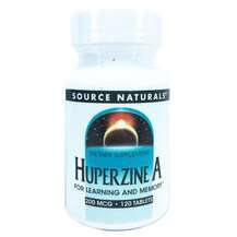 Source Naturals, Гуперзин А, Huperzine A 200 mcg, 120 таблеток