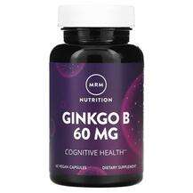MRM Nutrition, Ginkgo B 60 mg, 60 Vegan Capsules