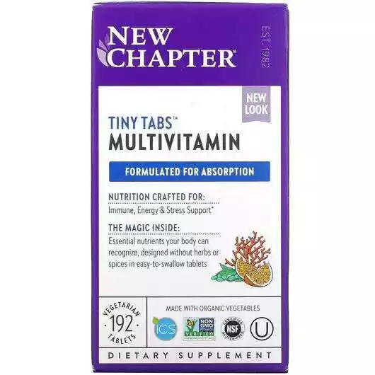 Фото товара Tiny Tabs Multivitamin 192 Vegetarian Tablets