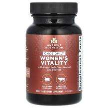 Ancient Nutrition, Мультивитамины, Once Daily Women's Vitality...