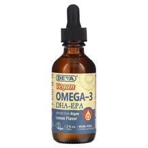 Vegan Omega-3 DHA-EPA Lemon Омега 3 Deva 60 мл