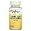 Фото товару Solaray, Chromium Picolinate 500 mcg, Хром, 60 таблеток
