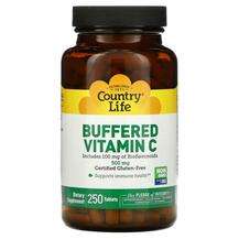 Country Life, Витамин C, Buffered Vitamin C 500 mg, 250 таблеток
